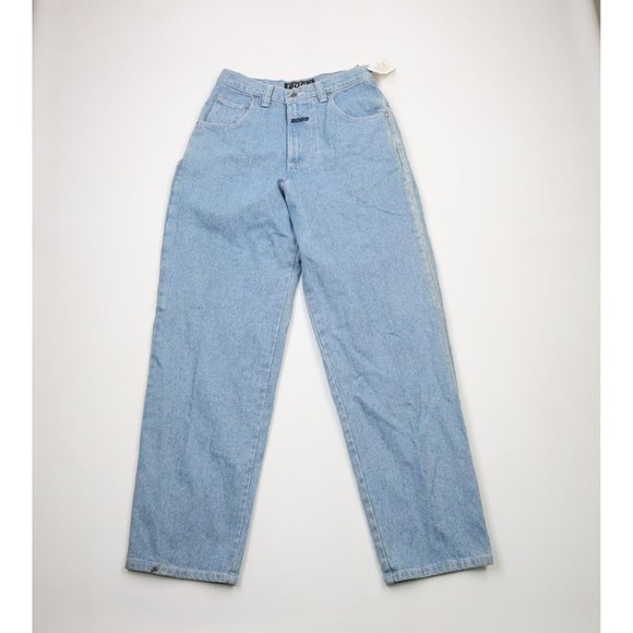 Deadstock Vintage 90s Streetwear Mens 32x34 Big Pocket Baggy Fit Wide Leg Jeans